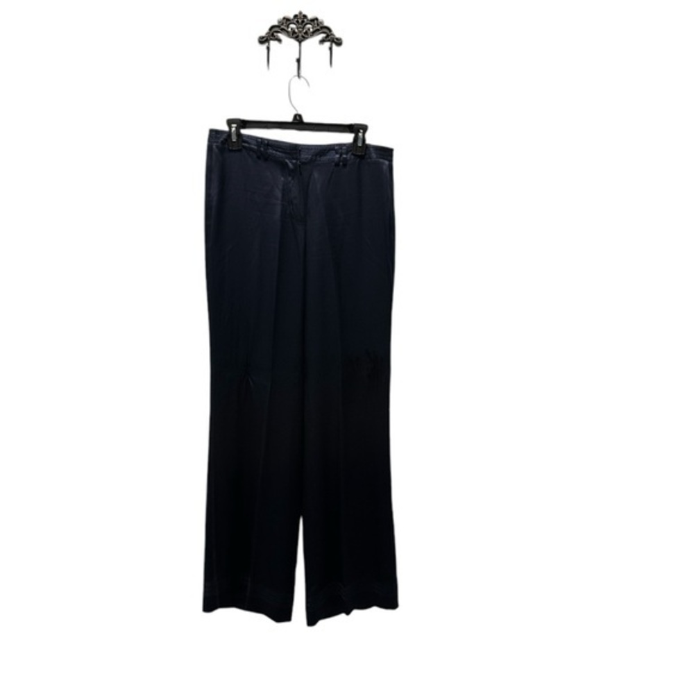 Jon silk‎ size 6 navy blue pants
